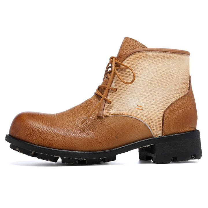 Canvas Crafted Goodyear-Welted Boots
