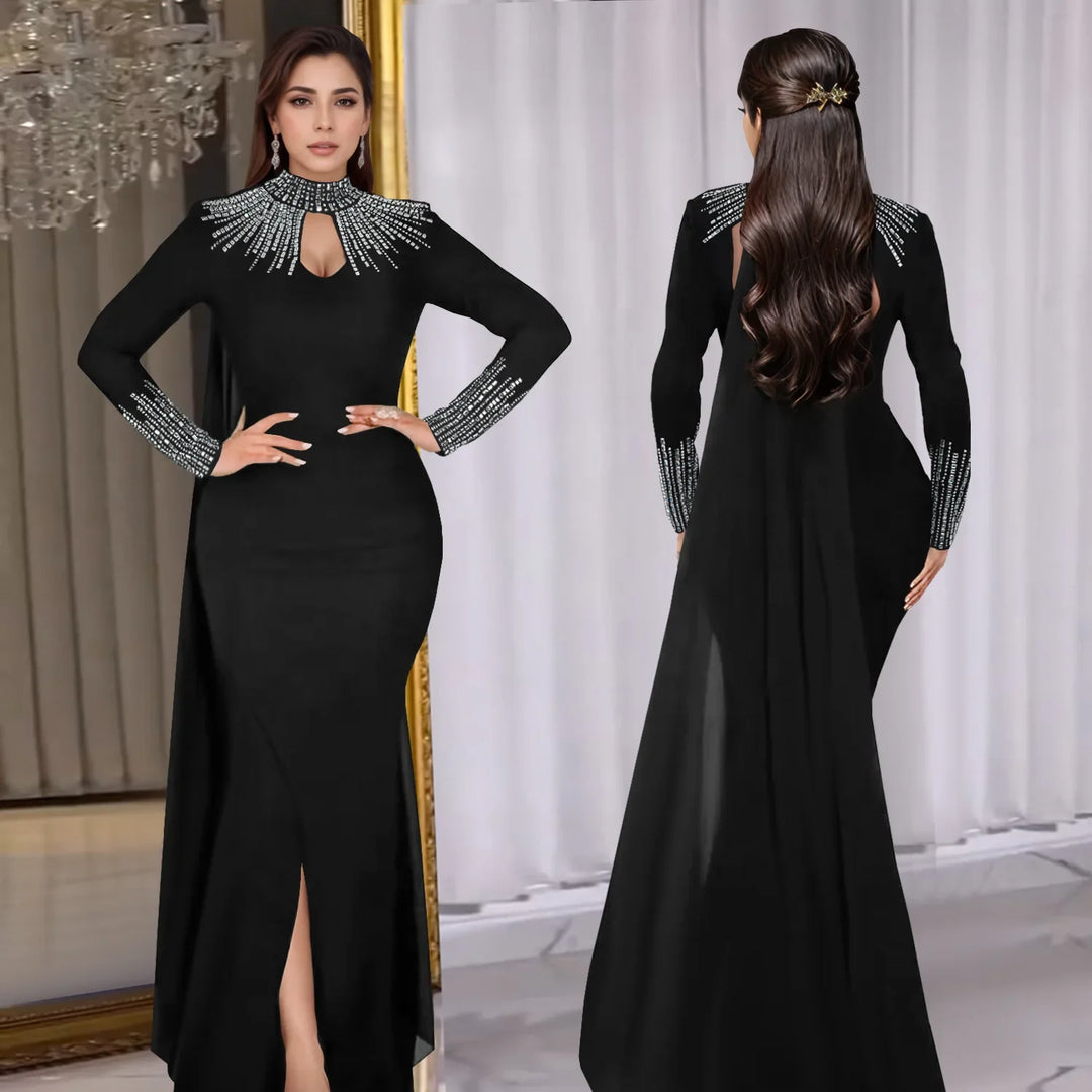 Regal See-through Ankle Length Dress