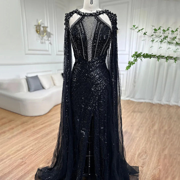 Luxury Sequins Trumpet Evening Gown
