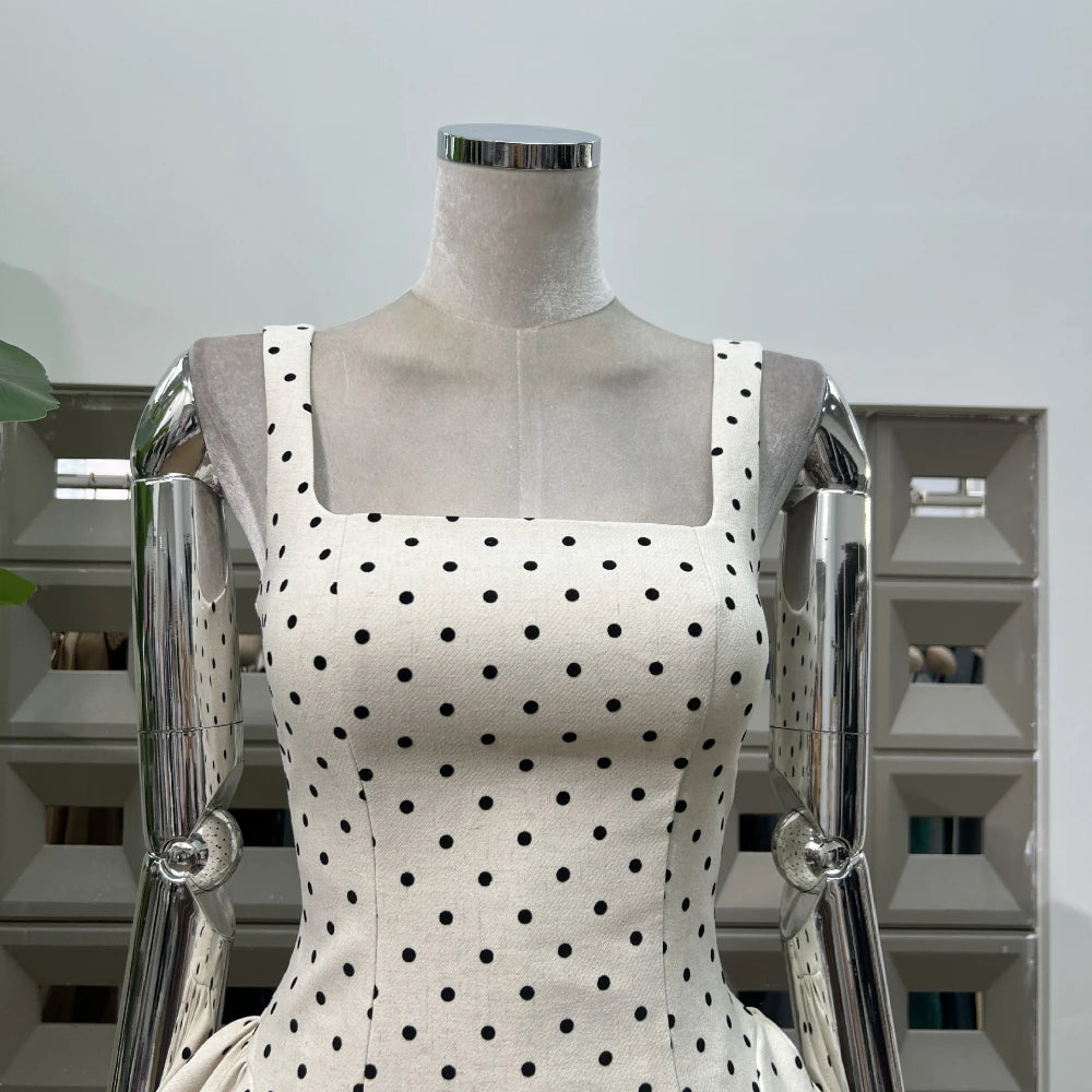 Charming Spaghetti Straps Mini Dress