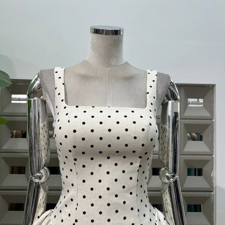 Charming Spaghetti Straps Mini Dress