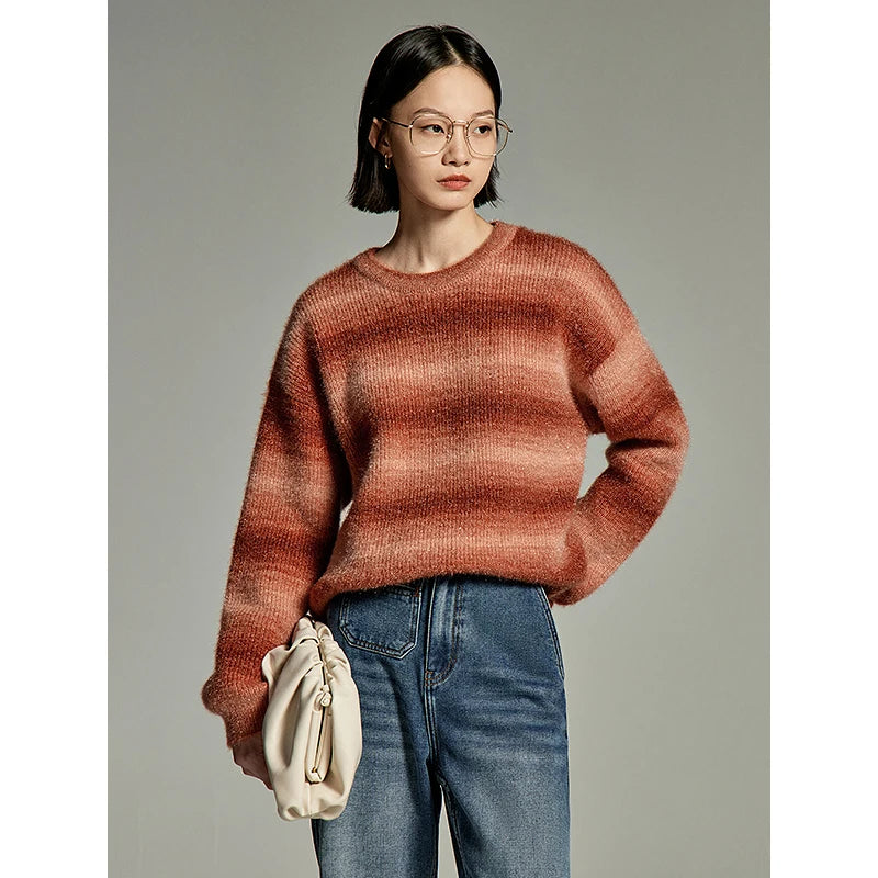 Colorful Gradient Warm Soft Sweater