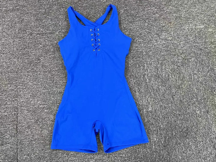 Slick One-Piece Fitness Jumpsuit