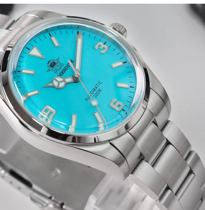 Luminous Bubble Mirror Analog Watch