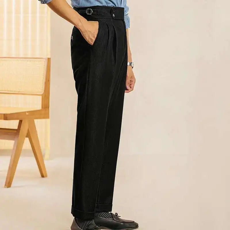 Versatile Italian High Waist Business Pants