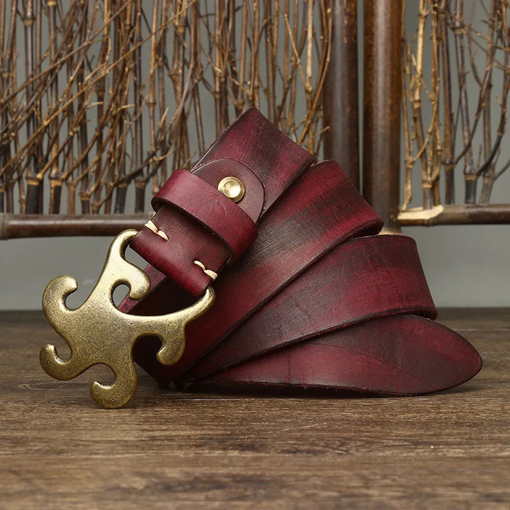 Stunning Smooth Brass Buckle Belts