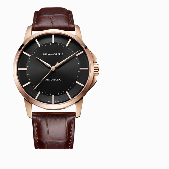 Timeless Leather Band Casual Watch