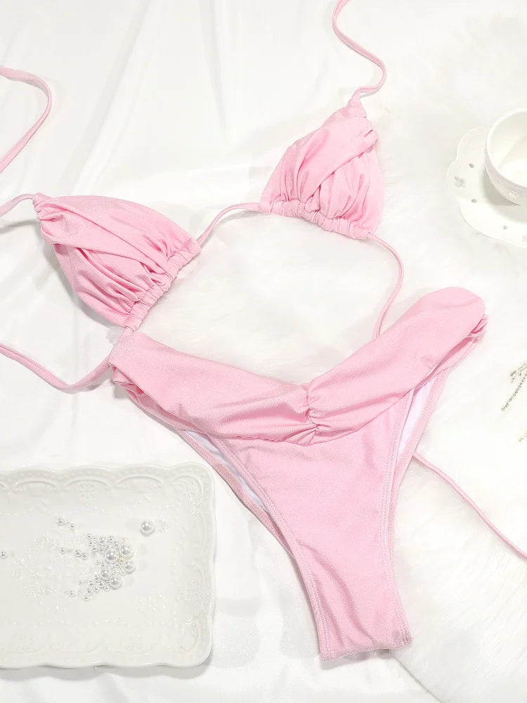 Classic Triangle Micro Bikini Set