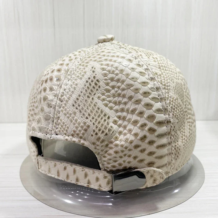 Smart Sheepskin Leather Baseball Cap