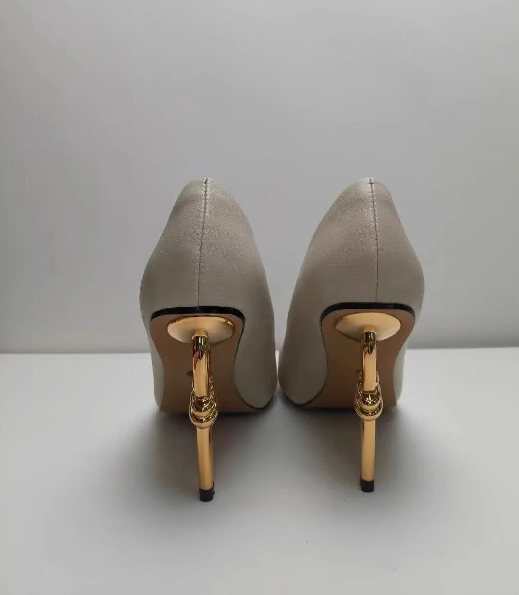 Captivating Square Toe High Heels