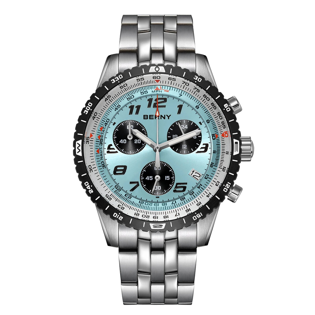 Stylish Sapphire Luminous Quartz Watch
