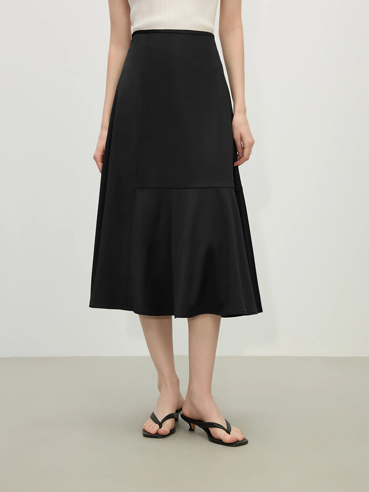 Smart Asymmetric Fishtail Skirt