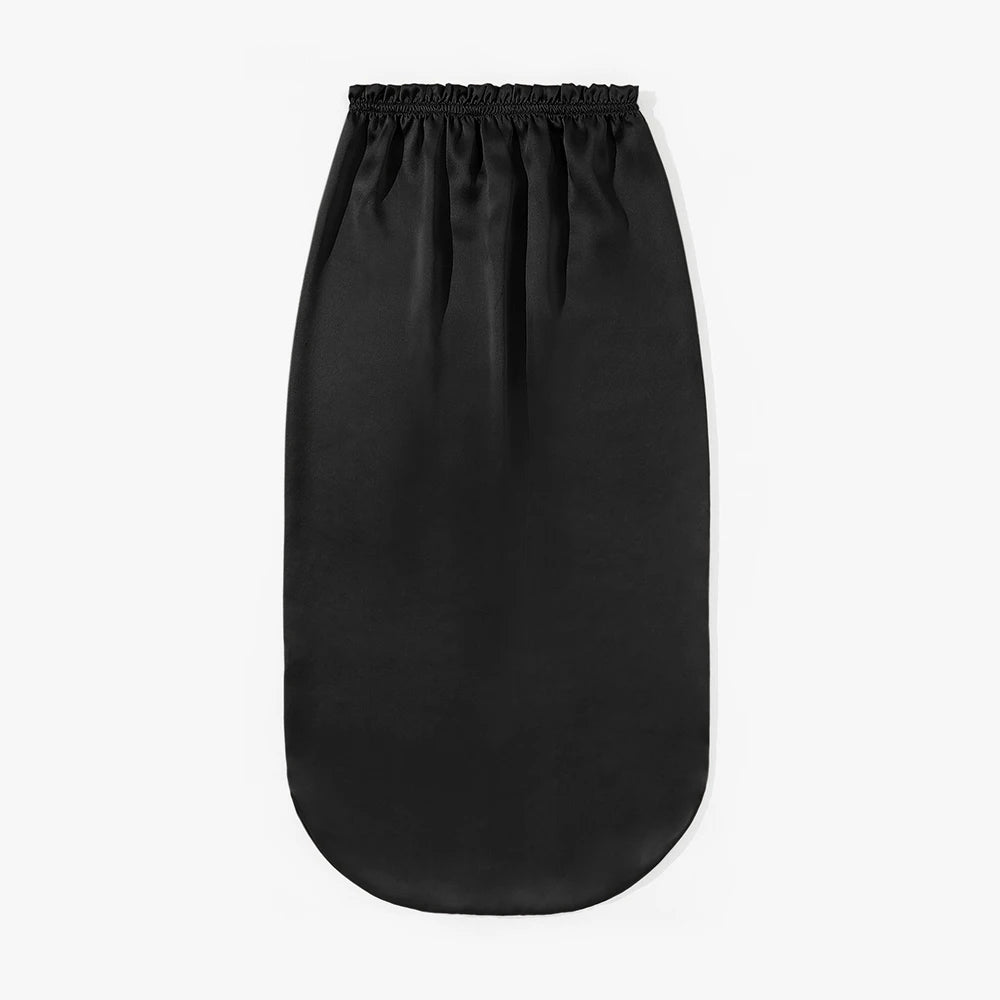 Elegant Long Silk Bonnet