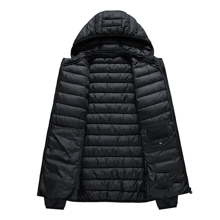 Casual Hooded Parka Coat With Detachable Hat