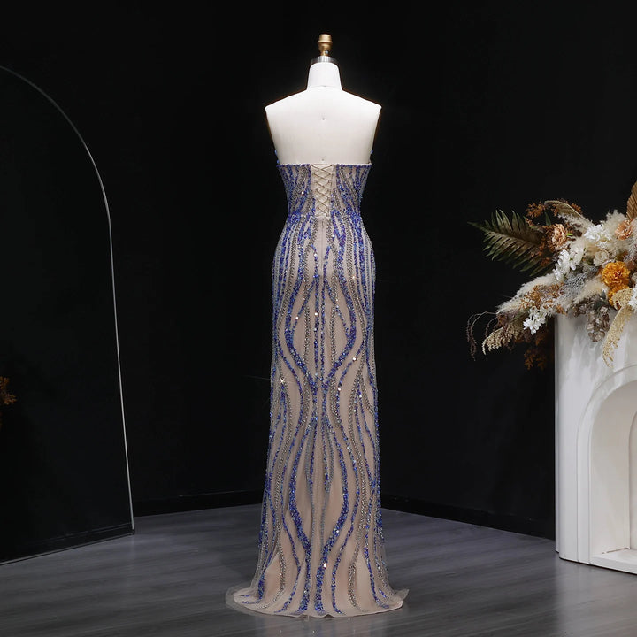 Timeless Heavy Beaded Arabian Party Gown