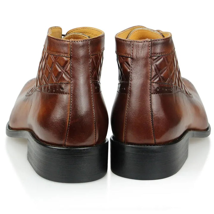 Classic Fashion Leather Oxford Boots