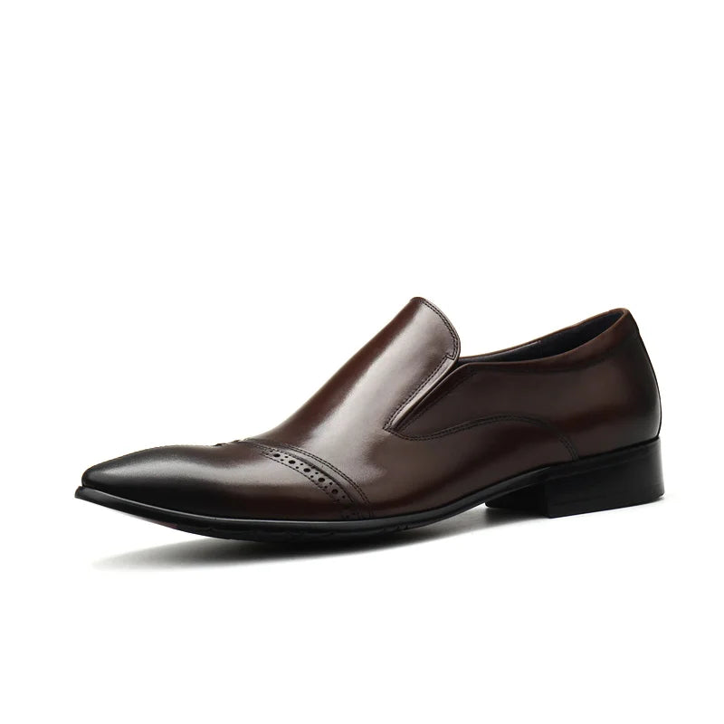 Gentleman Carved Slip-On Shoes