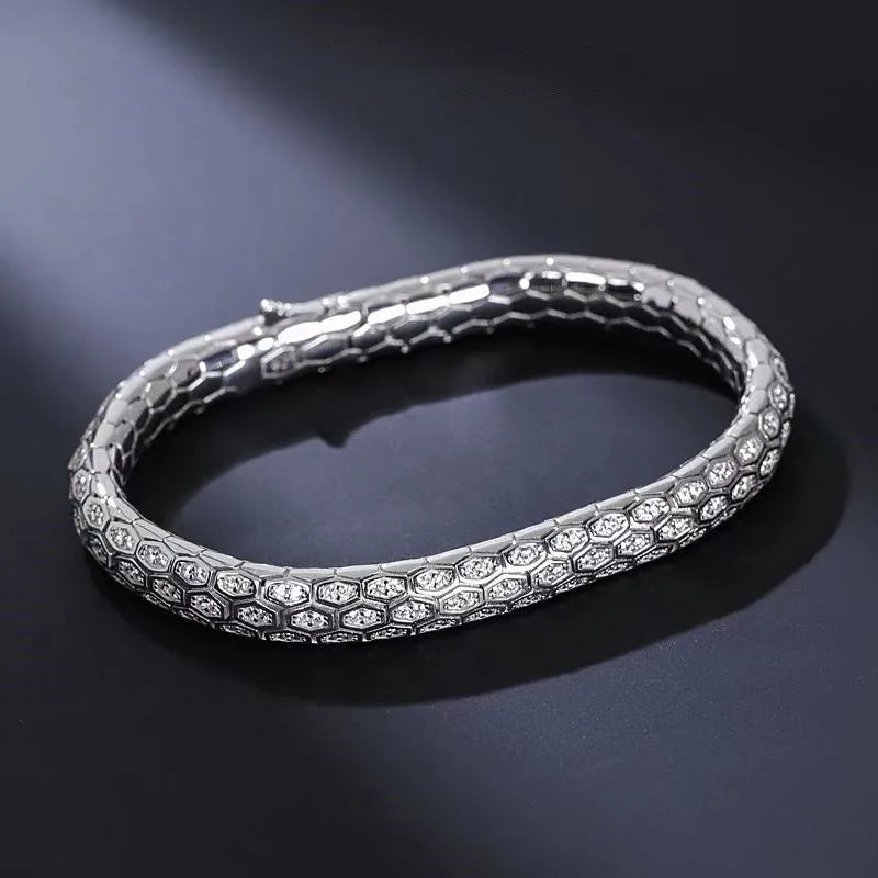 Sophisticated Sterling Silver Bracelet
