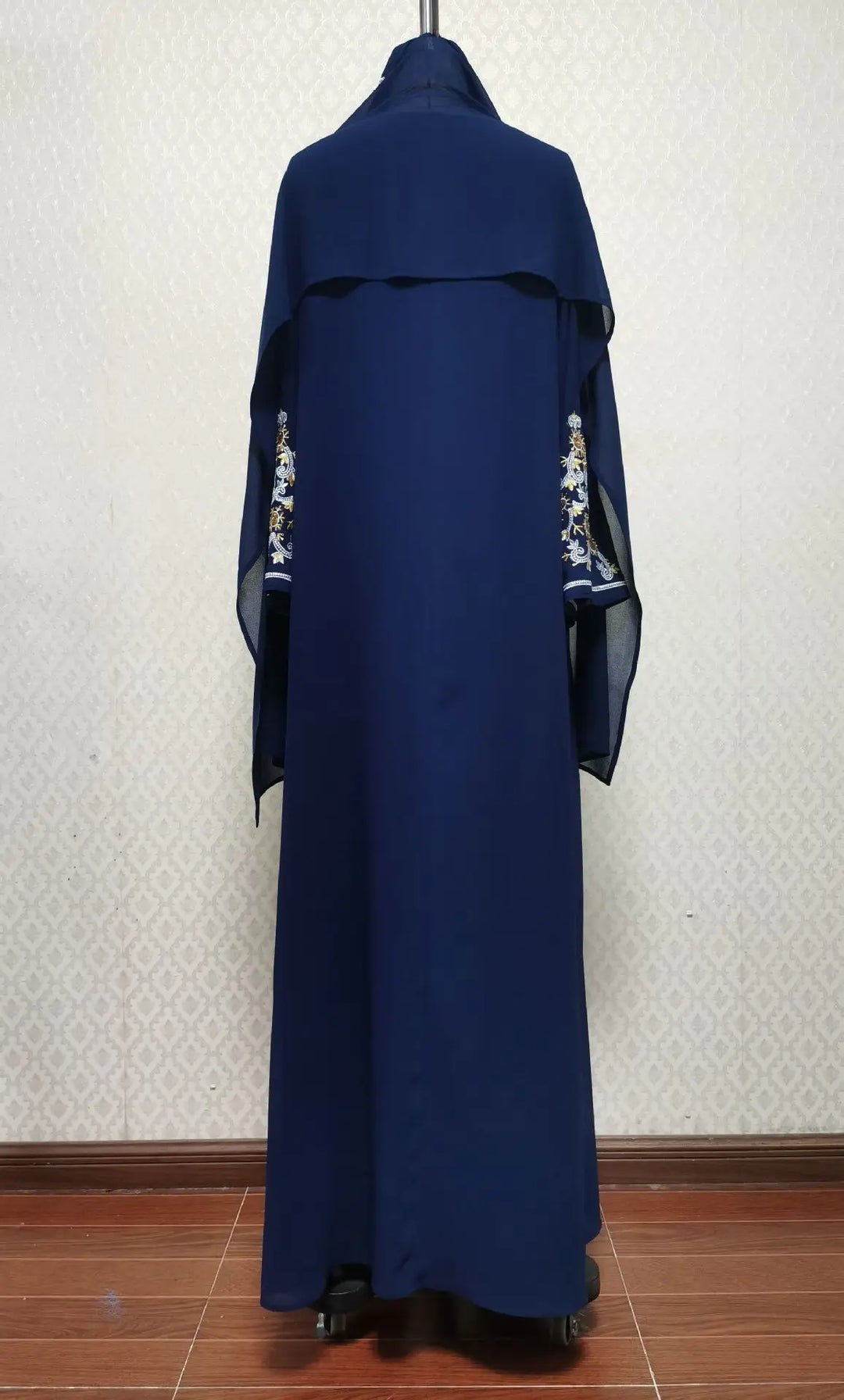 Sweet Embroidered Robe Kaftan Dress