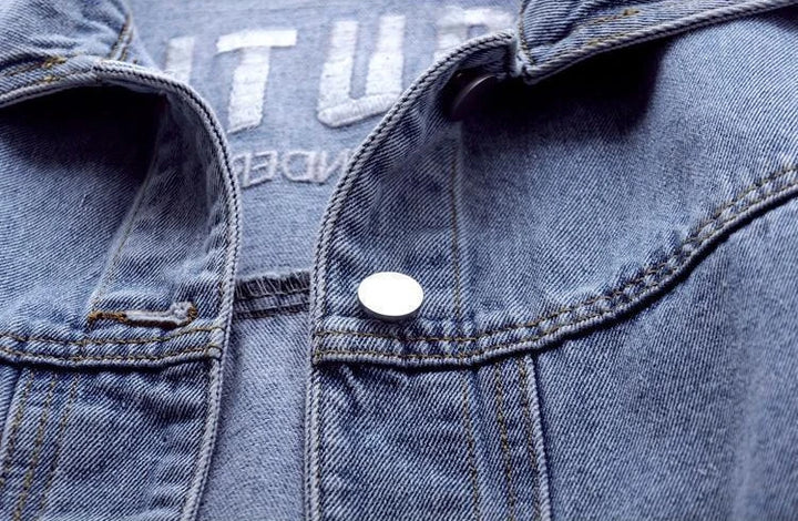 Regal Embroidered Denim Coat