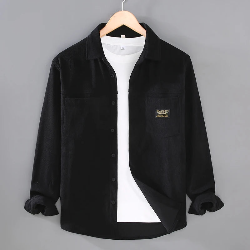 Trendy Corduroy Cotton Casual Shirt