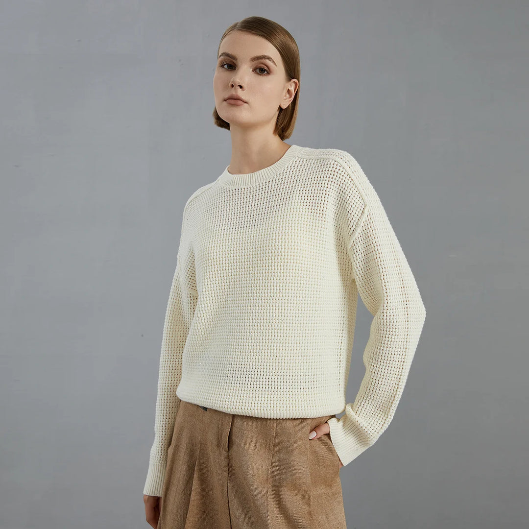 Luxury Thick Wool Pullover Sweater