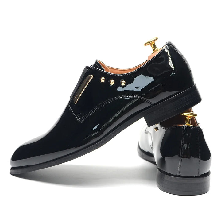 Luxury Patent Leather Evening Dress Shoes
