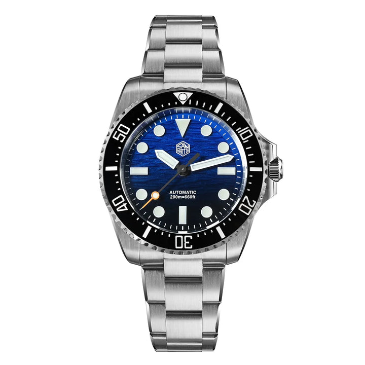 Regal Waves Texture Dial Mechanical Watch