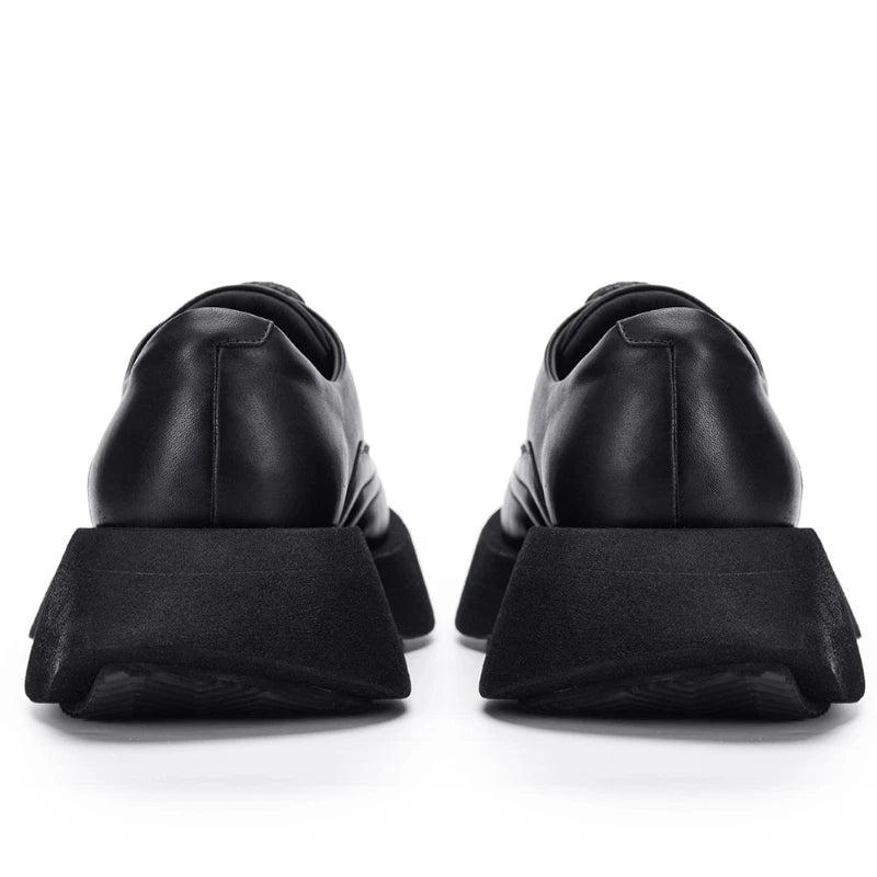 Irregular Sole Casual Derby Shoes