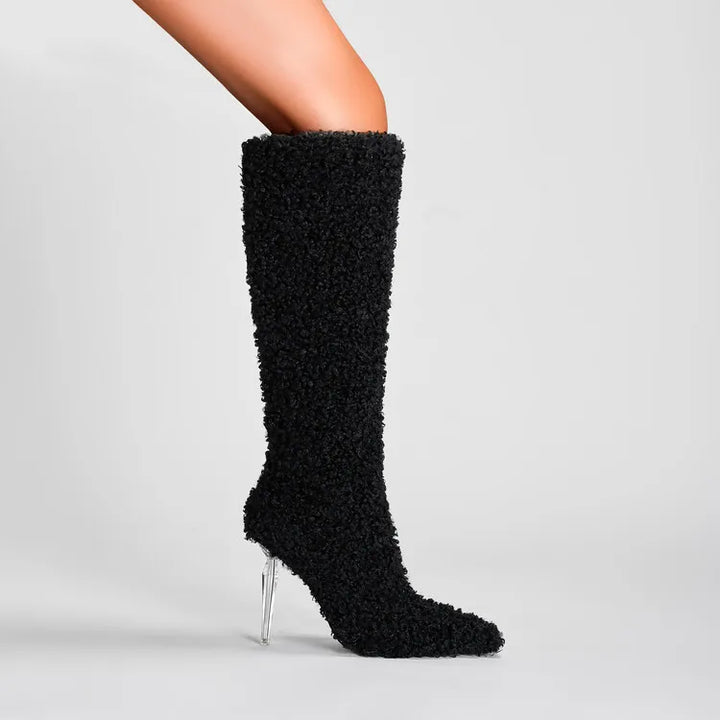 Crystal Fashion Knee High Boots