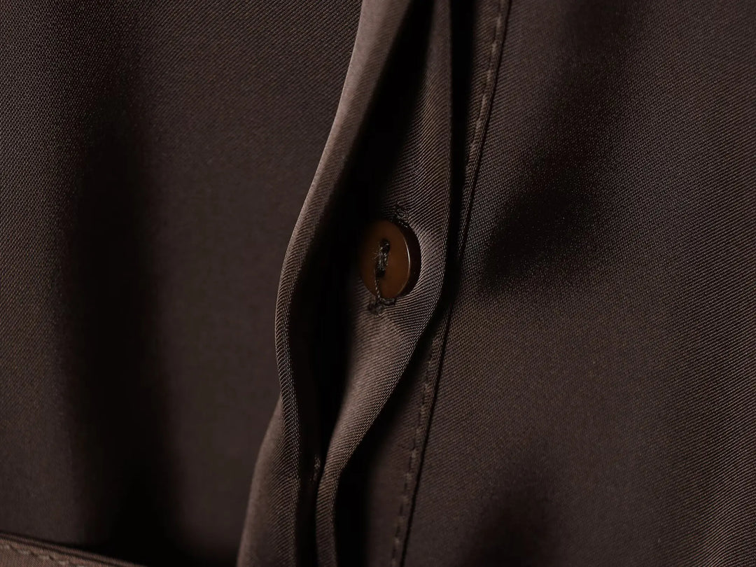 Stunning Front Button Belted Shirt
