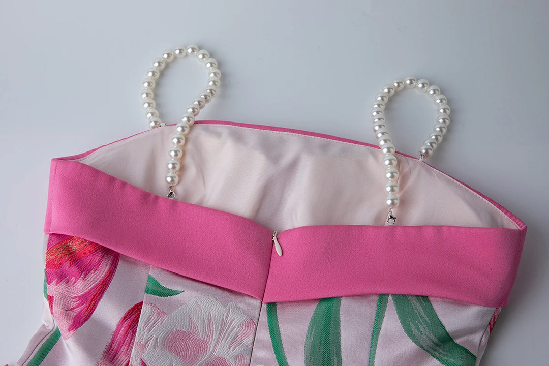 Gorgeous Bow Detail Evening Party Dress