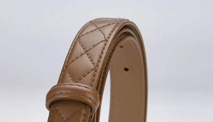 Stylish Leather Pin Buckle Belt