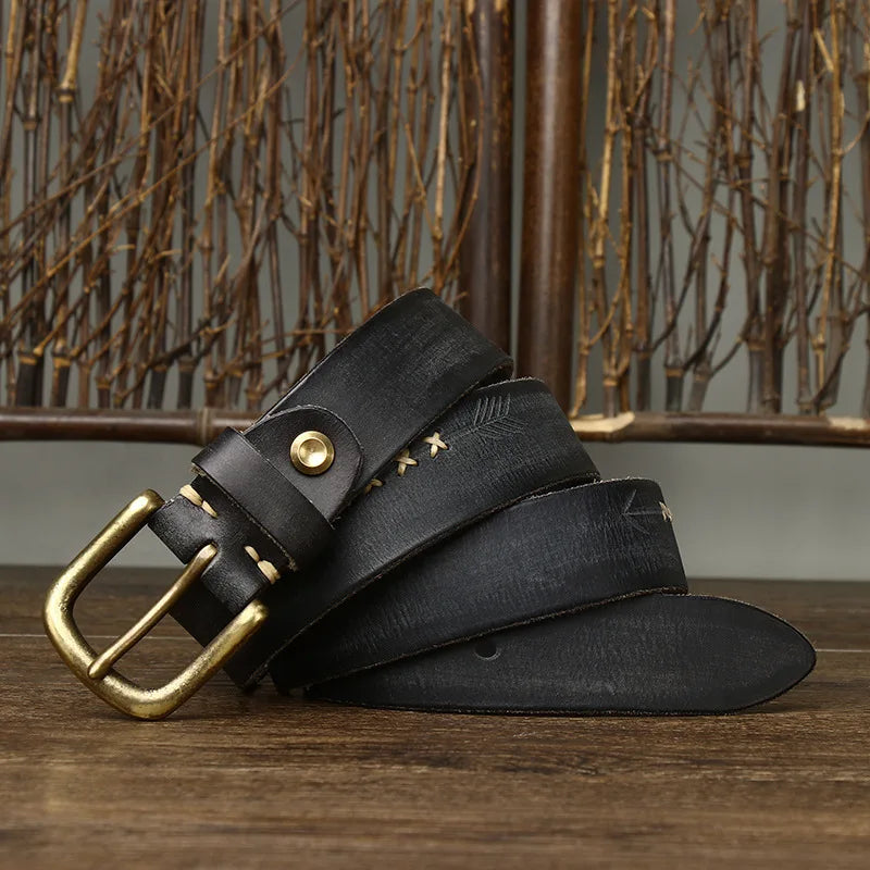 Smart Pure Cowhide Leather Belt