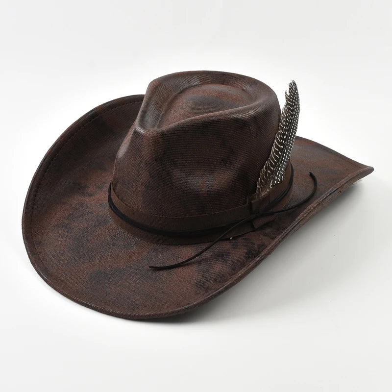 Dashing Feather Western Cowboy Hat
