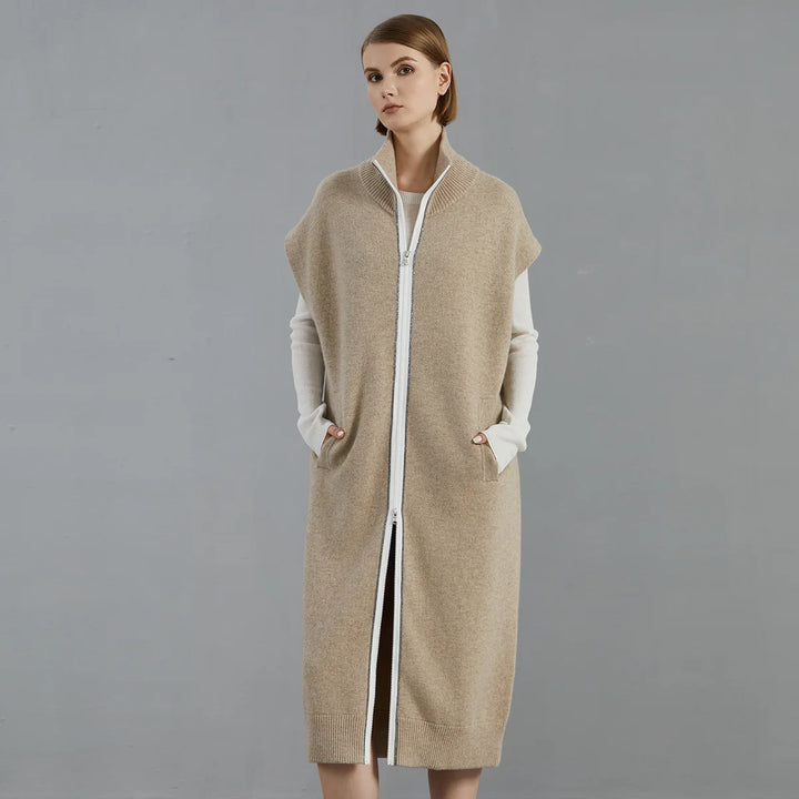 Luxurious Cashmere Long Cardigan Sweater