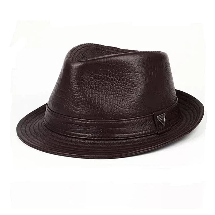 Classic Leather Gentleman Hat
