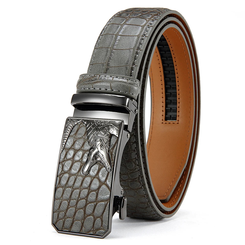 Classic Automatic Buckle PU Leather Belt