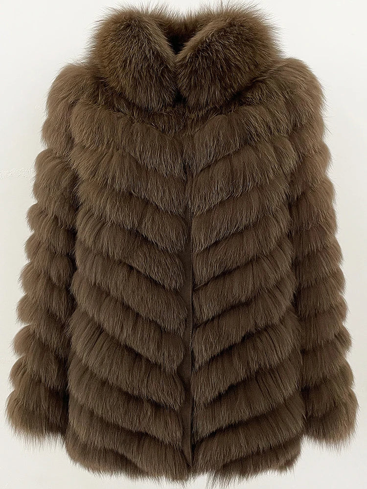 Luxury Real Fur Streetwear Coat