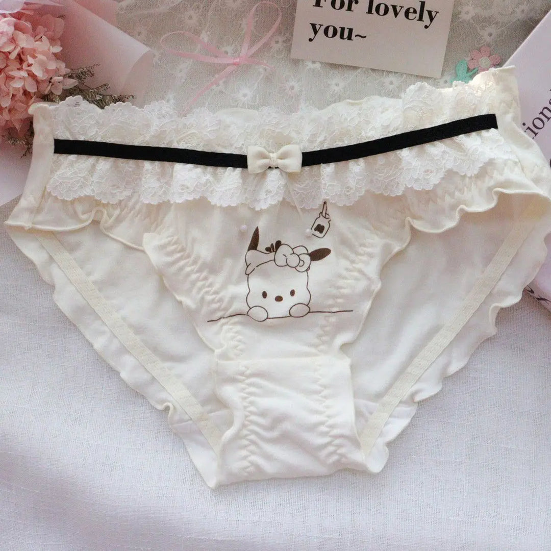 Soft Lace Girl's Ruffle Panties