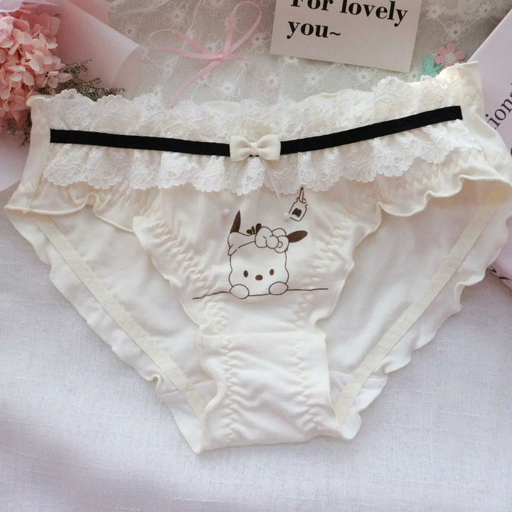 Soft Lace Girl's Ruffle Panties