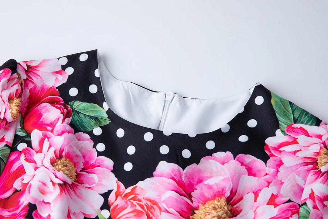 Elegant Sheath Floral Party Dress