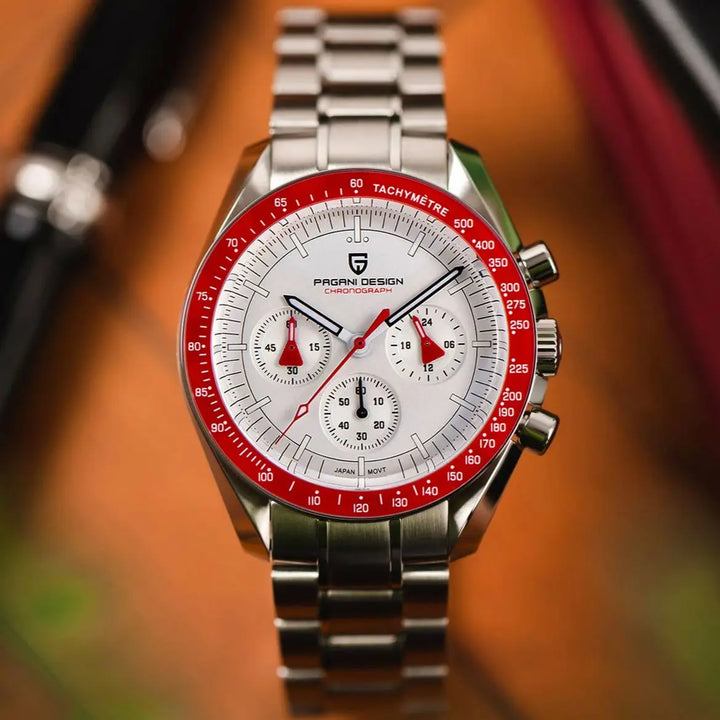 Glamorous Sapphire Glass Wristwatch