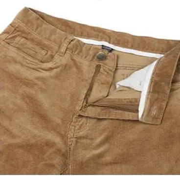 Stretchable Corduroy Bell-Bottom Trousers