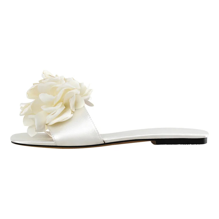 Light Luxury Flower Flat Sandals