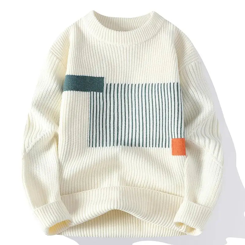 Classy Mock Neck Stylish Knitted Jumper