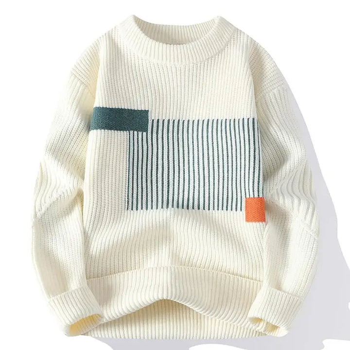 Classy Mock Neck Stylish Knitted Jumper