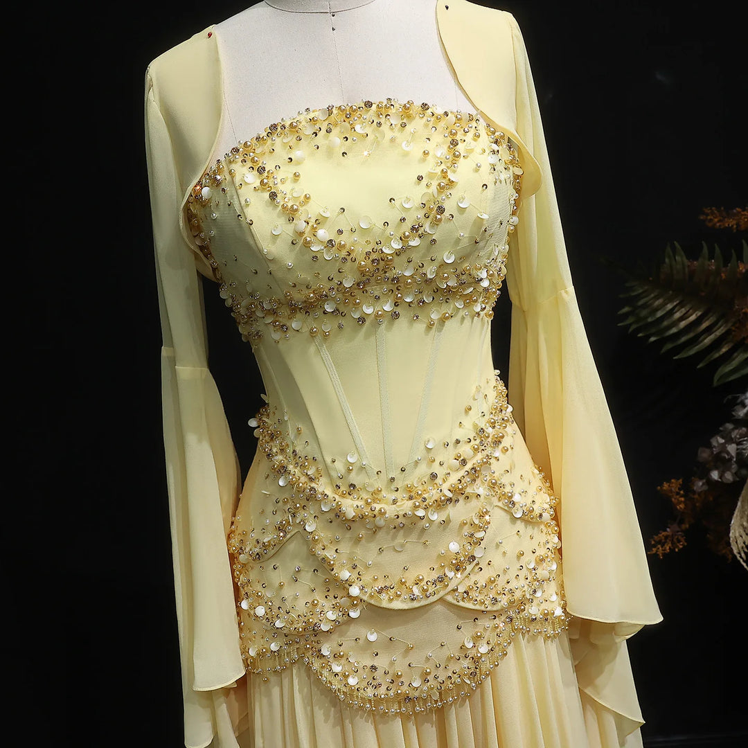 Refined Chiffon A-Line Evening Gown