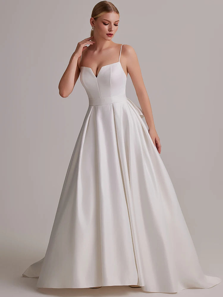 Classic Strapless Bodice Bridal Dress