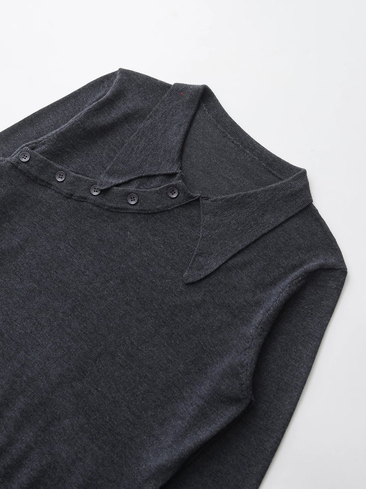 Simple Long Sleeves Women's Knitwear Pullover